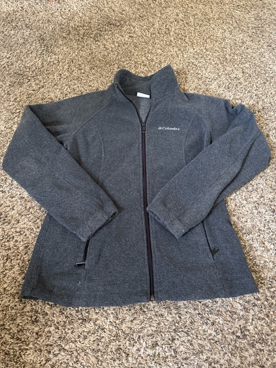 Columbia Other - Columbia Dark Gray Full-Zip Fleece Jacket